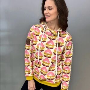 Alaska Chicks Co. Floral Hoodie size 2XL